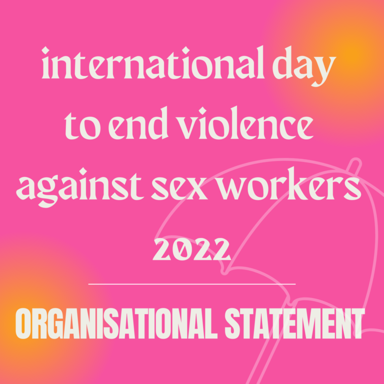 International Day To End Violence Against Sex Workers Day 2022 Special ...